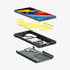 ACS07300 - Galaxy S24 Ultra Case Tough Armor in Black showing the back